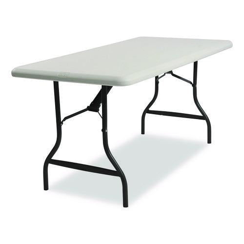 Image of Iceberg IndestrucTable Industrial Folding Table, Rectangular, 60" x 30" x 29", Platinum