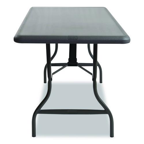 Image of Iceberg IndestrucTable Industrial Folding Table, Rectangular, 60" x 30" x 29", Charcoal