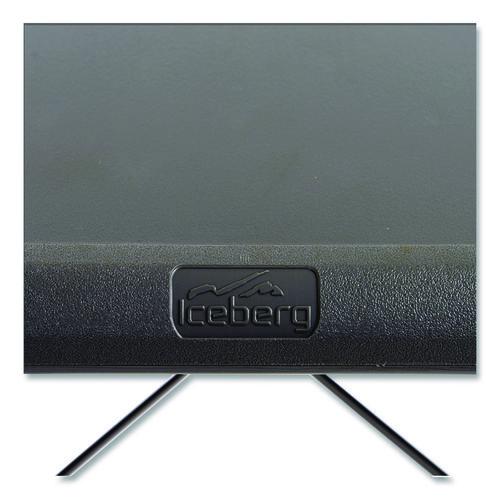 Image of Iceberg IndestrucTable Industrial Folding Table, Rectangular, 60" x 30" x 29", Charcoal