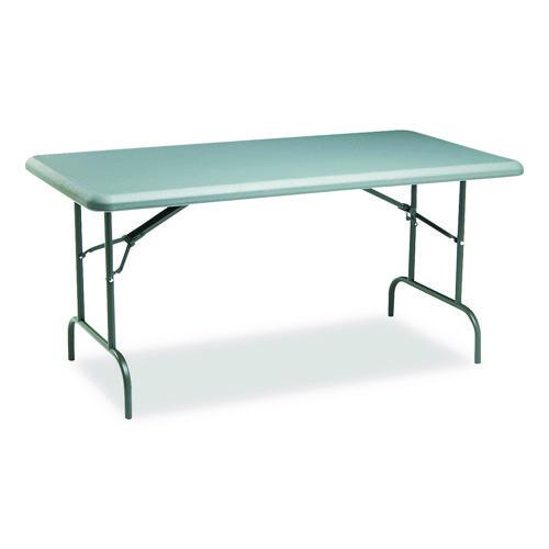 Image of Iceberg IndestrucTable Industrial Folding Table, Rectangular, 60" x 30" x 29", Charcoal