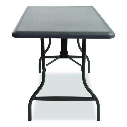 Image of Iceberg IndestrucTable Industrial Folding Table, Rectangular, 72" x 30" x 29", Charcoal