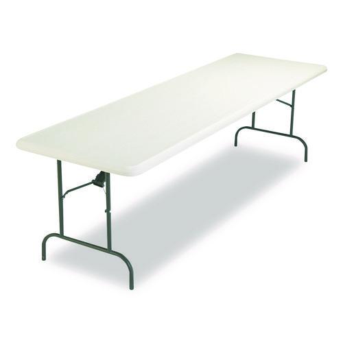 Image of Iceberg 65233 IndestrucTable Industrial Folding Table, Rectangular, 96" x 30" x 29", Platinum