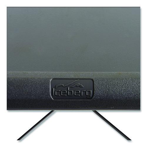 Image of Iceberg IndestrucTable Industrial Folding Table, Rectangular, 96" x 30" x 29", Charcoal