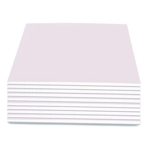 Image of AmpadÂ® Scratch Pads, Unruled, 4 x 6, White, 100 Sheets, Dozen