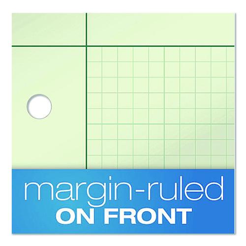 Image of Ampad® 22-142 Evidence Engineer's Computation Pad, Quadrille Rule (5 sq/in, 1 sq/in), (100) Green-Tint 8.5 x 11 Sheets