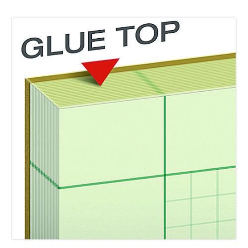 Image of AmpadÂ® Evidence Engineer's Computation Pad, Cross-Section Quadrille Rule (5 Sq/in, 1 Sq/in), 200 Green-Tint 8.5 X 11 Sheets