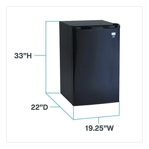 Image of Avanti RM4416B 4.4 Cu. Ft. Counter Height Refrigerator, Black