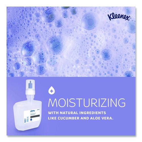 Image of Kleenex® 34643 Ultra Moisturizing Foam Hand Sanitizer, 1,200 mL Cassette, Unscented, 2/Carton
