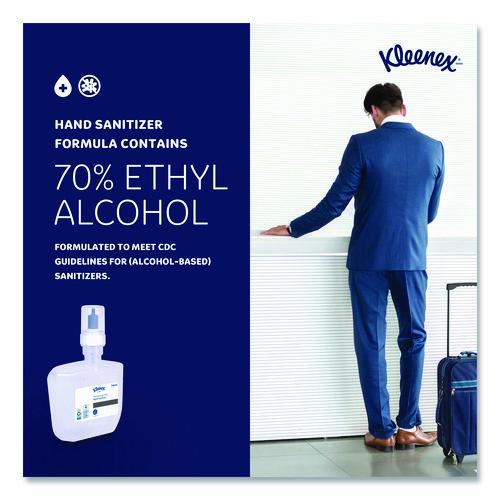 Image of Kleenex® 34643 Ultra Moisturizing Foam Hand Sanitizer, 1,200 mL Cassette, Unscented, 2/Carton