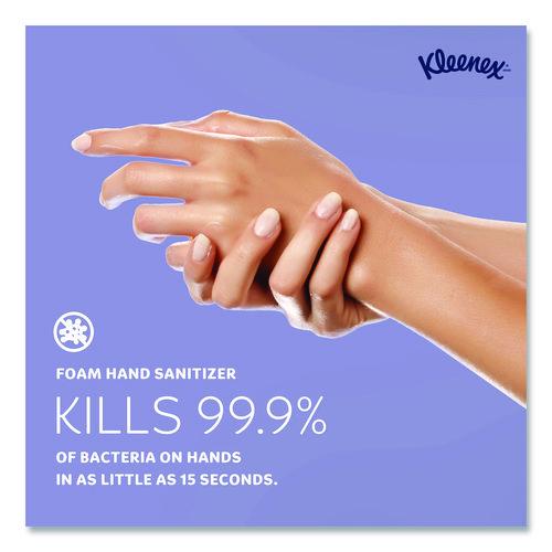 Image of Kleenex® 34643 Ultra Moisturizing Foam Hand Sanitizer, 1,200 mL Cassette, Unscented, 2/Carton