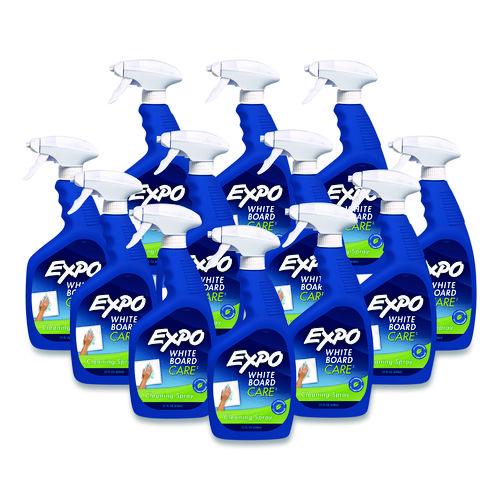 Image of EXPO® 1752229 White Board CARE Dry Erase Surface Cleaner, 22 oz Spray Bottle, 12/Carton
