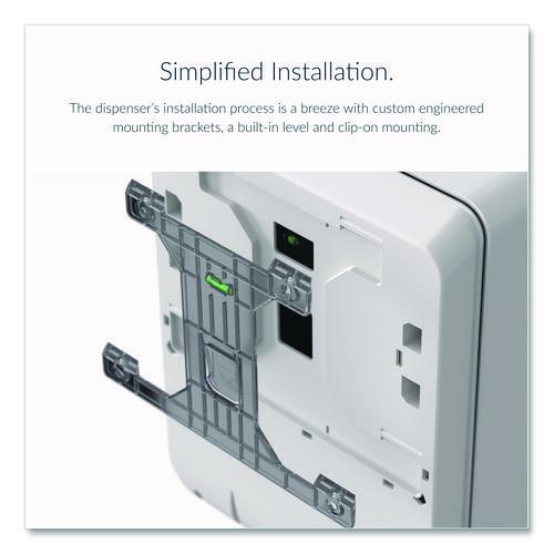 Image of Kimberly-Clark Professional 53691 ICON Automatic Roll Towel Dispenser, 20.12 x 16.37 x 13.5, Silver Mosaic