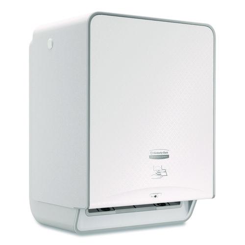 Image of Kimberly-Clark Professional 58710 ICON Automatic Roll Towel Dispenser, 20.12 x 16.37 x 13.5, White Mosaic