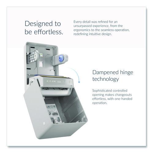 Image of Kimberly-Clark Professional 58710 ICON Automatic Roll Towel Dispenser, 20.12 x 16.37 x 13.5, White Mosaic