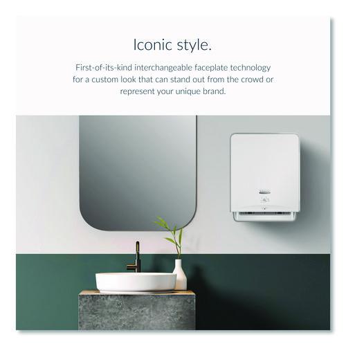 Image of Kimberly-Clark Professional 58710 ICON Automatic Roll Towel Dispenser, 20.12 x 16.37 x 13.5, White Mosaic