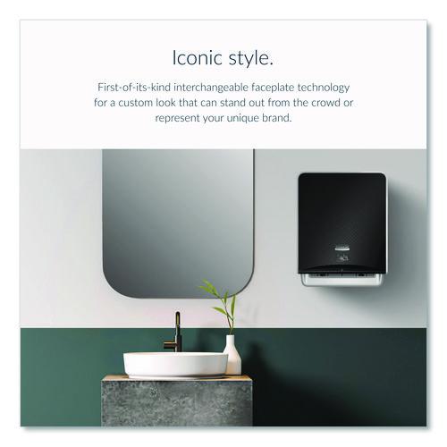 Image of Kimberly-Clark Professional 58720 ICON Automatic Roll Towel Dispenser, 20.12 x 16.37 x 13.5, Black Mosaic