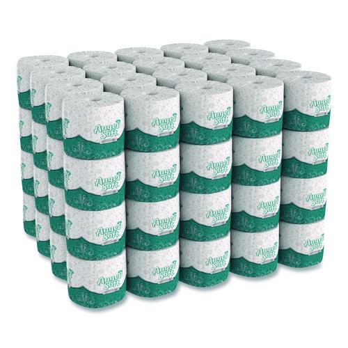 Image of Georgia Pacific® Professional 16880 Angel Soft Ps Premium Bathroom Tissue, Septic Safe, 2-Ply, White, 450 Sheets/roll, 80 Rolls/carton