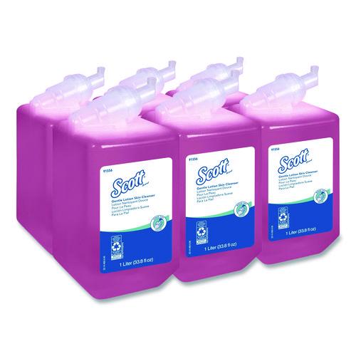 Image of Scott® 91556 Essential Skin Cleanser Refill, Floral Scent, 1,000 mL, 6/Carton