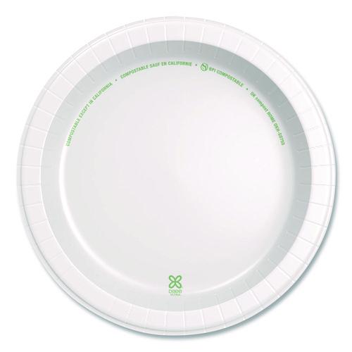 Image of Dixie® Ultra® DIX SXP10W Heavy-Weight Paper Plates, 10" dia, White, 125/Pack, 4 Packs/Carton