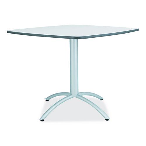Image of Iceberg CafeWorks Cafe-Height Table, Square, 36" x 36" x 30", Gray/Silver