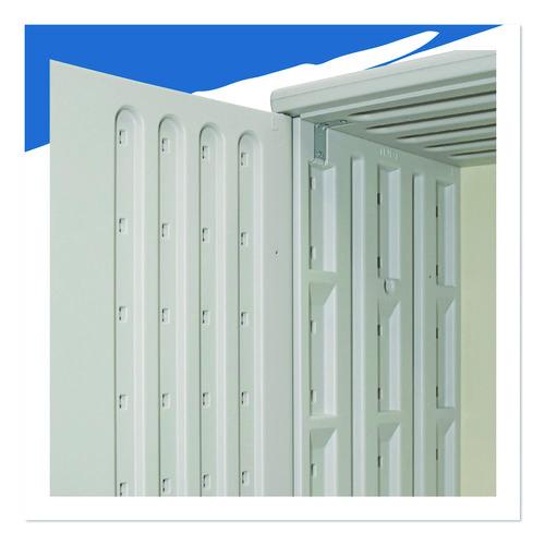 Image of Iceberg Rough n Ready Storage Cabinet, Four-Shelf, 36w x 22d x 72h, Platinum