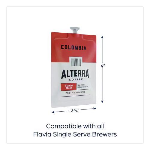 Image of ALTERRA® MDRA180 Coffee Freshpack Pods, Colombia, Medium Roast, 0.28 Oz, 100/carton