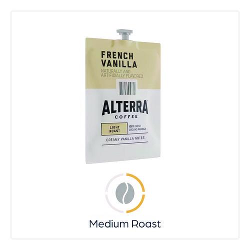 Image of ALTERRA® MDRA183 Coffee Freshpack Pods, French Vanilla, Medium Roast, 0.23 Oz, 100/carton