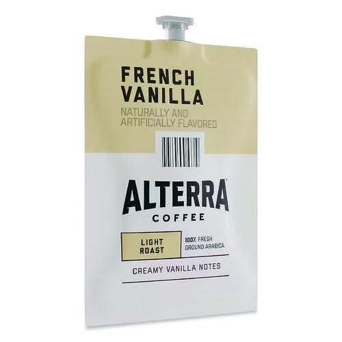 Image of ALTERRA® MDRA183 Coffee Freshpack Pods, French Vanilla, Medium Roast, 0.23 Oz, 100/carton