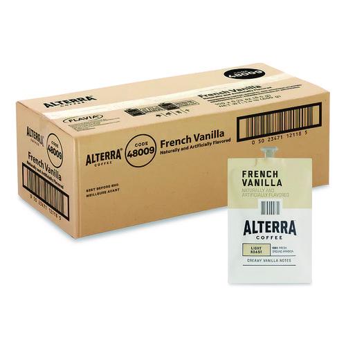 Image of ALTERRA® MDRA183 Coffee Freshpack Pods, French Vanilla, Medium Roast, 0.23 Oz, 100/carton