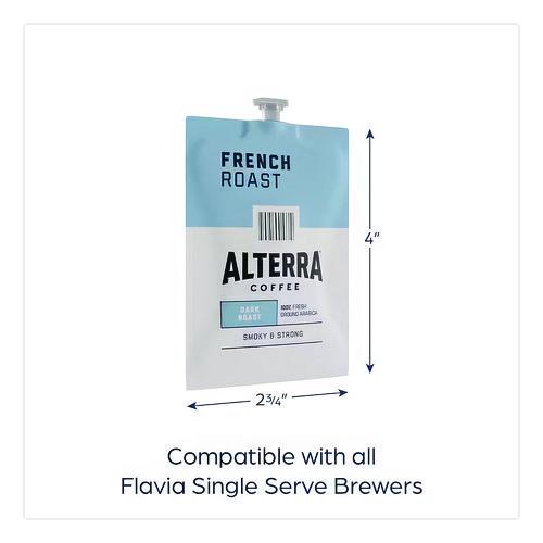 Image of ALTERRA® MDRA184 Coffee Freshpack Pods, French Roast, Dark Roast, 0.32 Oz, 100/carton