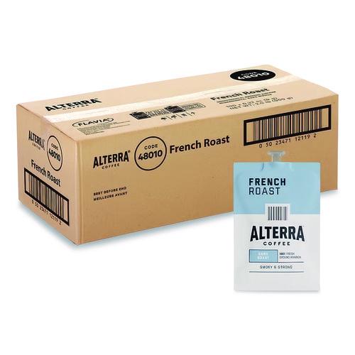 Image of ALTERRA® MDRA184 Coffee Freshpack Pods, French Roast, Dark Roast, 0.32 Oz, 100/carton