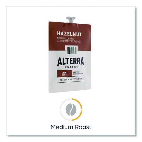Image of ALTERRA® MDRA185 Coffee Freshpack Pods, Hazelnut, Medium Roast, 0.23 Oz, 100/carton