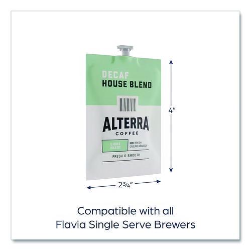 Image of ALTERRA® MDRA187 Coffee Freshpack Pods, House Blend Decaf, Light Roast, 0.25, 100/carton