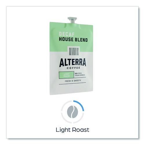 Image of ALTERRA® MDRA187 Coffee Freshpack Pods, House Blend Decaf, Light Roast, 0.25, 100/carton