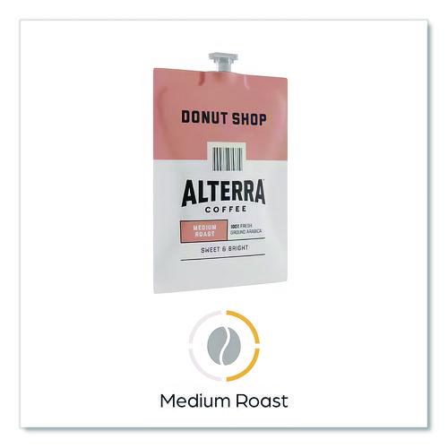 Image of ALTERRA® MDRA200 Coffee Freshpack Pods, Donut Shop Blend, Medium Roast, 0.28 Oz, 100/carton