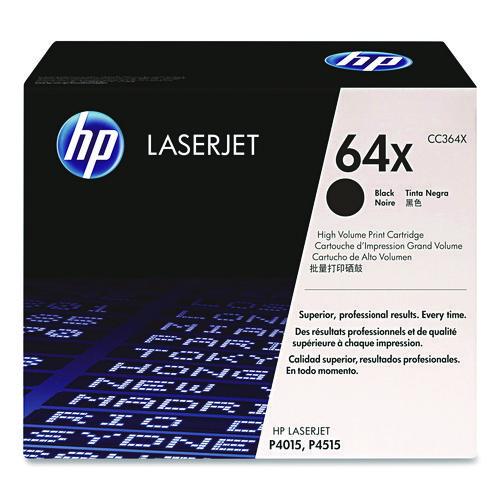 Image of HP CC364X HP 64x, (cc364x) High-Yield Black Original Laserjet Toner Cartridge