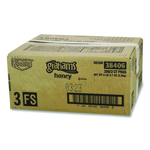 Image of Keebler® 802690 Honey Grahams Crackers, 0.49 oz Bag, 200/Carton