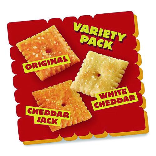 Image of Cheez-It® KEE94026 Baked Snack Crackers, Variety Pack, 0.75 Oz Bag, 12/box