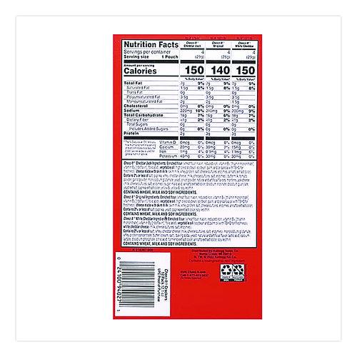 Image of Cheez-It® KEE94026 Baked Snack Crackers, Variety Pack, 0.75 Oz Bag, 12/box