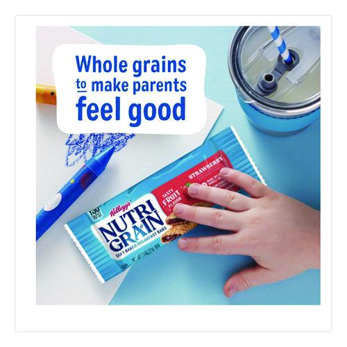Image of Kellogg's® KEE35902 Nutri-Grain Soft Baked Breakfast Bars, Strawberry, 1.3 oz, 8/Box