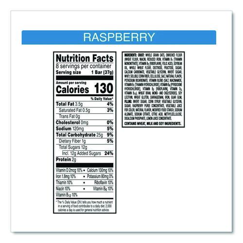 Image of Kellogg's® 511382 Nutri-Grain Soft Baked Breakfast Bars, Raspberry, Indv Wrapped 1.3 Oz Bar, 16/box