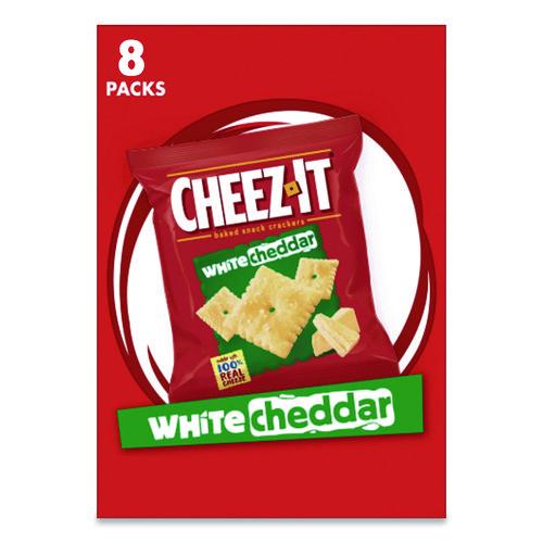 Image of Sunshine® KEE12654 Cheez-It Crackers, 1.5 Oz Single-Serving Snack Bags, White Cheddar, 8/box