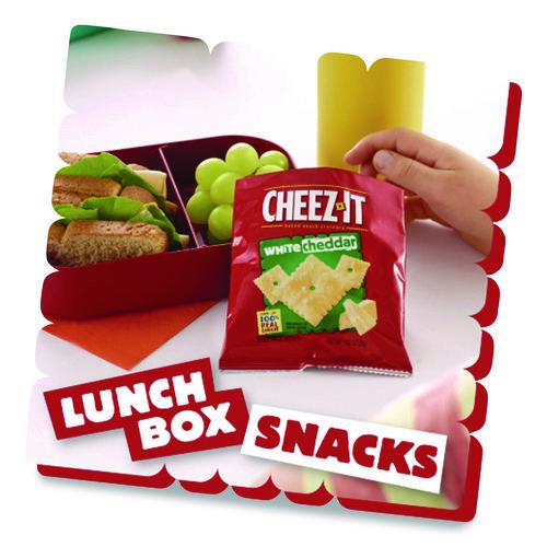Image of Sunshine® KEE12654 Cheez-It Crackers, 1.5 Oz Single-Serving Snack Bags, White Cheddar, 8/box