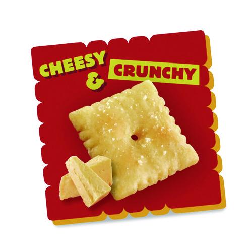 Image of Sunshine® KEE12654 Cheez-It Crackers, 1.5 Oz Single-Serving Snack Bags, White Cheddar, 8/box