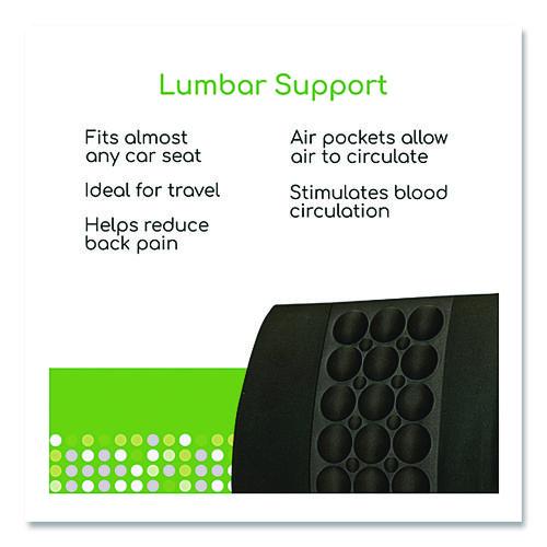 Image of IMAK® Ergo A30122 Back Support, 13.5 X 4 X 13.8, Black