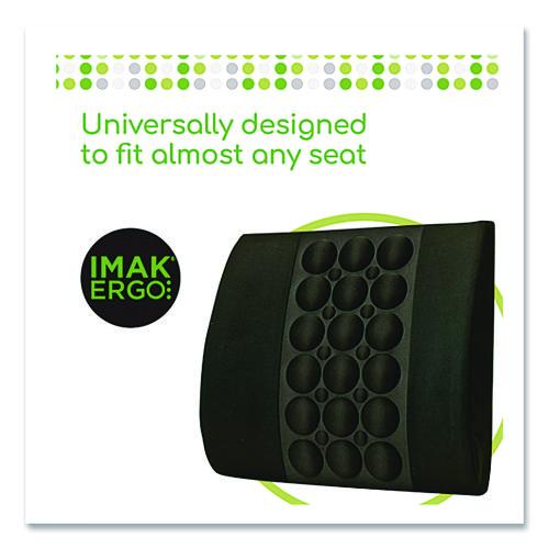 Image of IMAK® Ergo A30122 Back Support, 13.5 X 4 X 13.8, Black