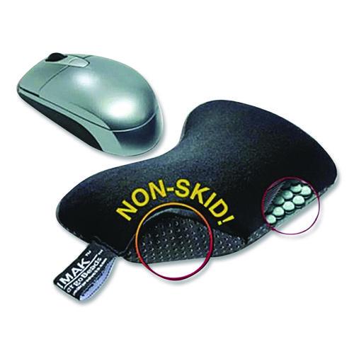 Image of IMAK® Ergo A10174 Nonskid Mouse Wrist Cushion, 7 X 5.3, Black