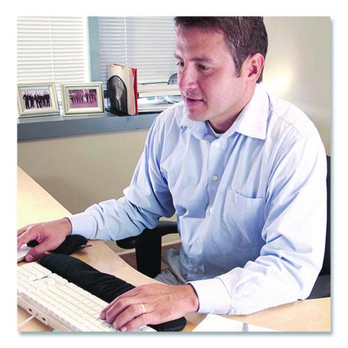 Image of IMAK® Ergo A10173 Nonskid Keyboard Wrist Cushion, 15.75 x 10, Black