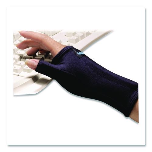 Image of IMAK® RSI A20162 SmartGlove Flexible Wrist and Thumb Support Splint, Medium, Fits Left Hand/Right Hand, Black