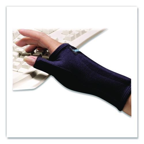 Image of IMAK® RSI A20161 SmartGlove Flexible Wrist and Thumb Support Splint, Small, Fits Left Hand/Right Hand, Black